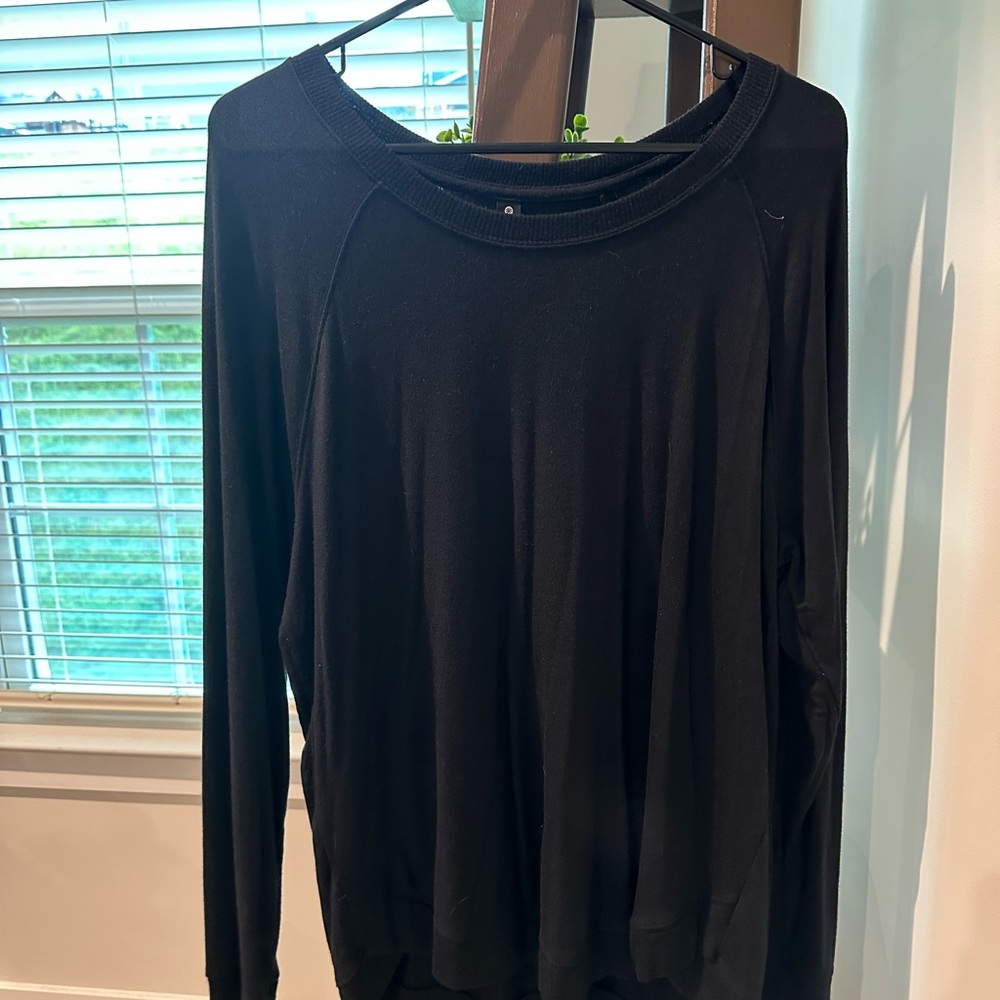 Athleta Black Knit Top